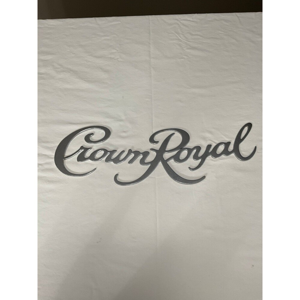 Crown Royal Chrome Plated Sign